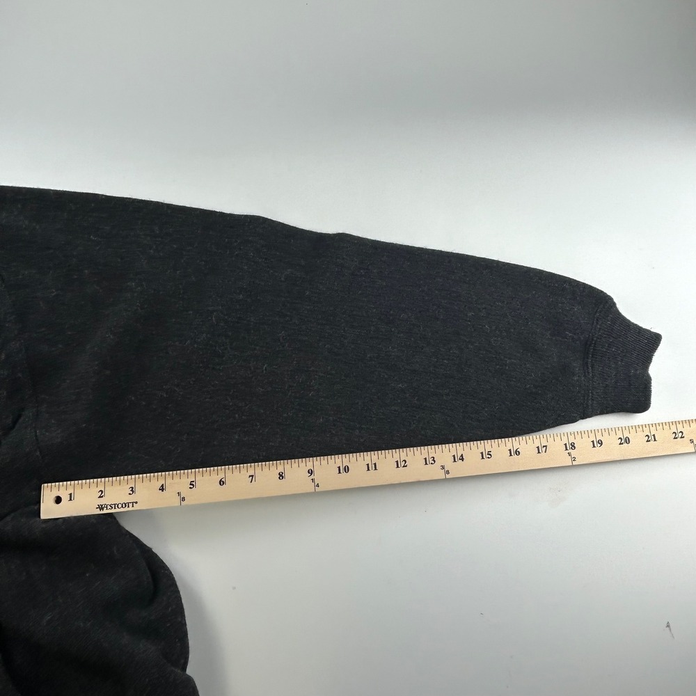 Peru Unlimited Mens XXL Baby Alpaca Wool Crewneck Sweater Charcoal Gray Knit Top - Picture 7 of 8